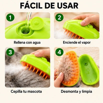 Fácil de usar: rellena, enciende, cepilla y limpia