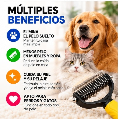 Múltiples beneficios del cepillo corta nudos